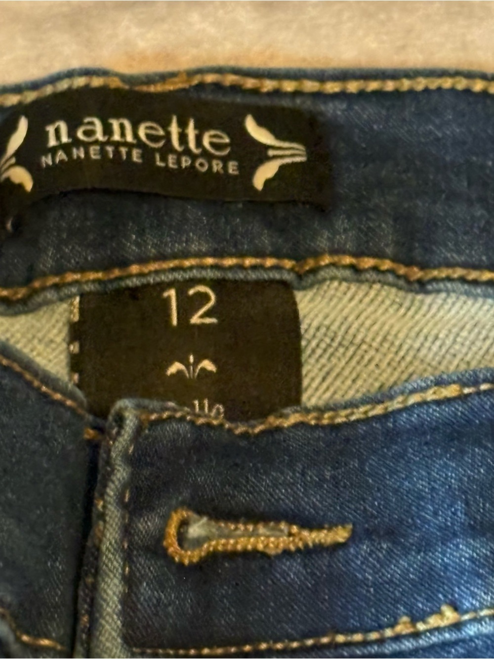 Nanette Lepore “Nanette” Dark Blue Women's Classic Denim Jeans -  Size 12